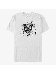 Pánské tričko Merch Netflix Squid Game - Distorted Front Man Unisex T-Shirt White