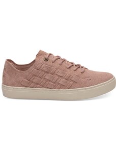 Dámské růžové tenisky TOMS Suede Basketweave Lenox