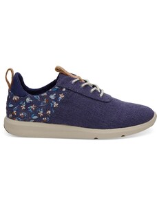 Dámské tmavě-modré tenisky TOMS Floral Cabrillo