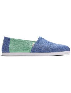 Pánské modro-zelené espadrilky TOMS Alpargata