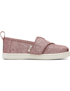 Dětské růžové espadrilky TOMS Tiny Alpargata