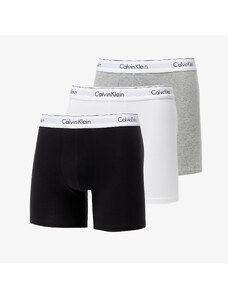 Boxerky Calvin Klein Modern Cotton Stretch Boxer Brief 3-Pack Black/ White/ Grey Heather