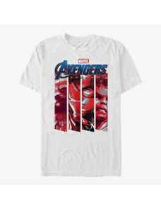 Pánské tričko Merch Marvel Avengers: Endgame - Four Strong Unisex T-Shirt White