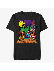 Pánské tričko Merch Marvel Avengers Classic - Halloween Pals Unisex T-Shirt Black