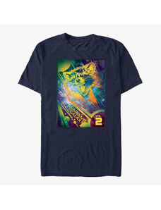 Pánské tričko Merch Marvel GOTG 2 - Space Lord Unisex T-Shirt Navy Blue