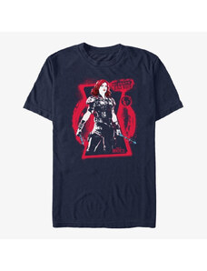 Pánské tričko Merch Marvel What If...? - Apocalypse Widow Unisex T-Shirt Navy Blue