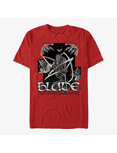 Pánské tričko Merch Marvel - Blade Comic Unisex T-Shirt Red