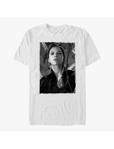 Pánské tričko Merch Marvel Avengers: Endgame - Widow Darken Unisex T-Shirt White