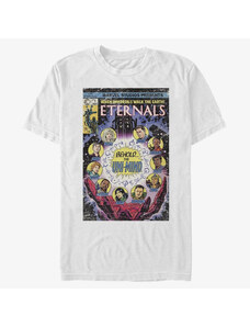 Pánské tričko Merch Marvel The Eternals - VINTAGE COMIC COVER 2 Unisex T-Shirt White