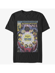 Pánské tričko Merch Marvel The Eternals - VINTAGE COMIC COVER 2 Unisex T-Shirt Black