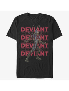 Pánské tričko Merch Marvel The Eternals - DEVIANT REPEATING Unisex T-Shirt Black