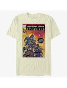 Pánské tričko Merch Marvel The Eternals - Halftone Cover Unisex T-Shirt Natural