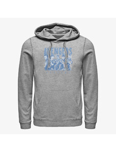 Pánská mikina Merch Marvel Avengers: Endgame - Avenger Endgame Group Unisex Hoodie Heather Grey