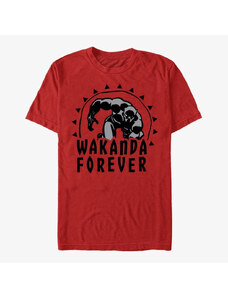 Pánské tričko Merch Marvel Avengers Classic - Wakanda Sunshine Unisex T-Shirt Red