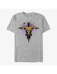 Pánské tričko Merch Marvel Avengers: Endgame - Scarecrow Thanos Unisex T-Shirt Heather Grey