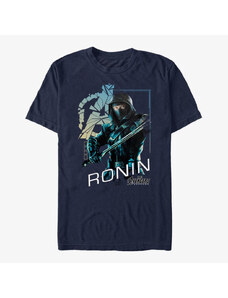 Pánské tričko Merch Marvel Avengers: Endgame - Ronin Hero Unisex T-Shirt Navy Blue