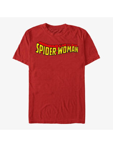 Pánské tričko Merch Marvel - SpiderWomen Logo Unisex T-Shirt Red