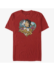 Pánské tričko Merch Disney The Little Mermaid - Eric Inked Unisex T-Shirt Red
