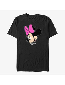 Pánské tričko Merch Disney Mickey And Friends - Minnie Big Face Unisex T-Shirt Black