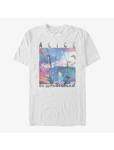 Pánské tričko Merch Disney Alice In Wonderland - ALICE GARDEN SCENE - DSAX02ZGLE Unisex T-Shirt White