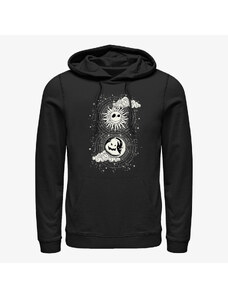 Pánská mikina Merch Disney Nightmare Before Christmas - JACK OOGIE CELESTIAL CLOUDS Unisex Hoodie Black