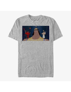 Pánské tričko Merch Disney Emperor's New Groove - So Confused Unisex T-Shirt Heather Grey