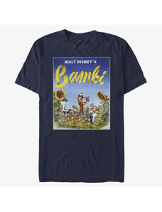 Pánské tričko Merch Disney Bambi - Bambi Sunflowers Unisex T-Shirt Navy Blue
