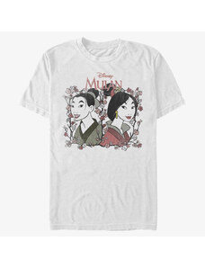 Pánské tričko Merch Disney Mulan - Mulan Reflection Unisex T-Shirt White