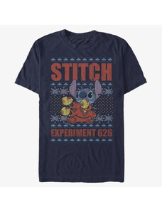 Pánské tričko Merch Disney Lilo & Stitch - Stitch Experiment 626 Unisex T-Shirt Navy Blue