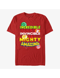 Pánské tričko Merch Marvel Avengers Classic - Awesomeness Unisex T-Shirt Red