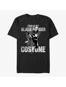 Pánské tričko Merch Hasbro Vault Power Rangers - Black Ranger Costume Unisex T-Shirt Black