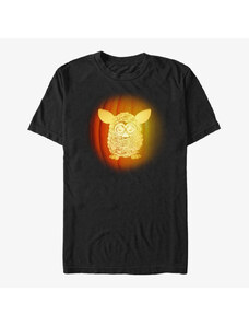 Pánské tričko Merch Hasbro Vault Furby - Furby Pumpkin Unisex T-Shirt Black