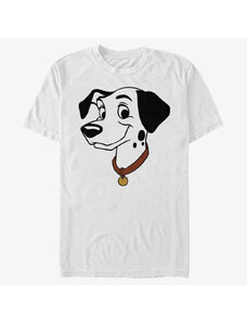 Pánské tričko Merch Disney Classics 101 Dalmatians - Pongo Big Face Unisex T-Shirt White