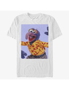 Pánské tričko Merch Disney Classics Muppets - Gonzo Meme Unisex T-Shirt White