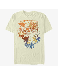 Pánské tričko Merch Disney Classics Lilo & Stitch - Aloha Stitch Unisex T-Shirt Natural