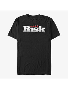 Pánské tričko Merch Hasbro Risk - RISK LOGO Unisex T-Shirt Black