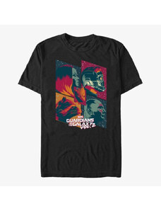 Pánské tričko Merch Marvel GOTG Classic - Shadow Guardians Unisex T-Shirt Black