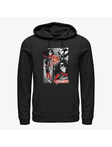 Pánská mikina Merch Ms. Marvel - Ms. Marvel Panel Unisex Hoodie Black