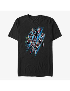 Pánské tričko Merch Marvel Avengers: Endgame - Avengers Suit up Unisex T-Shirt Black