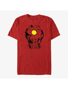 Pánské tričko Merch Marvel GOTG 2 - Side View Star Unisex T-Shirt Red