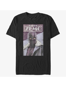 Pánské tričko Merch Marvel The Falcon and the Winter Soldier - Zemo Poster Unisex T-Shirt Black
