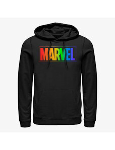 Pánská mikina Merch Marvel Other - Rainbow Marvel Unisex Hoodie Black