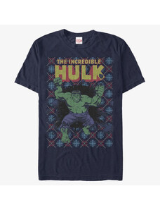 Pánské tričko Merch Marvel Avengers Classic - Hulk Smash Sweater Unisex T-Shirt Navy Blue
