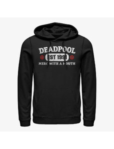 Pánská mikina Merch Marvel Deadpool - Athletic Merc Unisex Hoodie Black