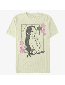Pánské tričko Merch Disney Mulan - Pretty Mulan Unisex T-Shirt Natural