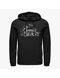 Pánská mikina Merch Disney Beauty & The Beast - Beauty Classic Logo Unisex Hoodie Black