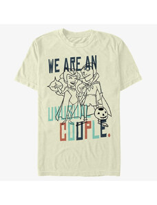 Pánské tričko Merch Marvel WandaVision - Unusual Couple Unisex T-Shirt Natural