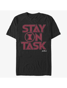 Pánské tričko Merch Marvel Classic - Stay On Task Unisex T-Shirt Black