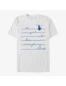 Pánské tričko Merch Disney The Little Mermaid - AIRLE Unisex T-Shirt White