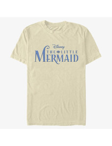 Pánské tričko Merch Disney The Little Mermaid - Little Mermaid Embroidery Unisex T-Shirt Natural